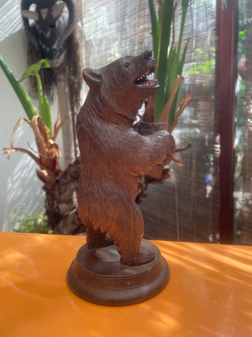 Skulpturen & Statuen: Bär Holz Brienzer Schnitzerei. 18 cm, Ours Brienz. – Gebraucht aus Versoix von HELVETICA_1 1