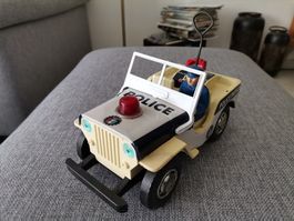 Jeep Police Patrol Nomura Made in Japan jouet en tôle