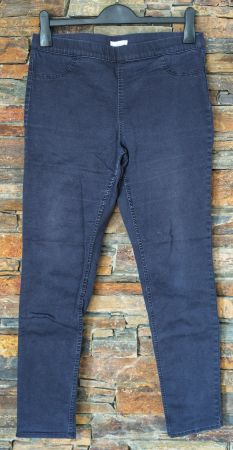 Hose Skinny Gr. 42 H&M dunkelblau Damen