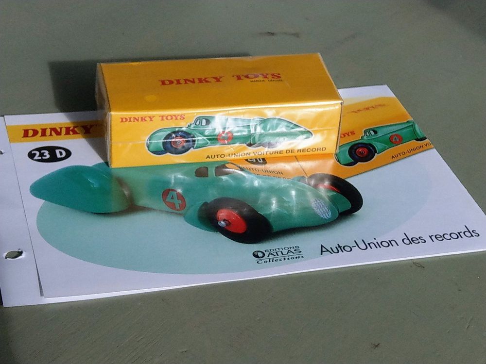 Coffret Collector Dinky Toy – Auto Union Record 23D – Atlas 2012, Neuf Avec Certificat