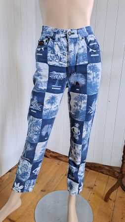 JOHNNY LAMBS Milano 80s VtG Highwaist Jeans Hose 32 34 XS S