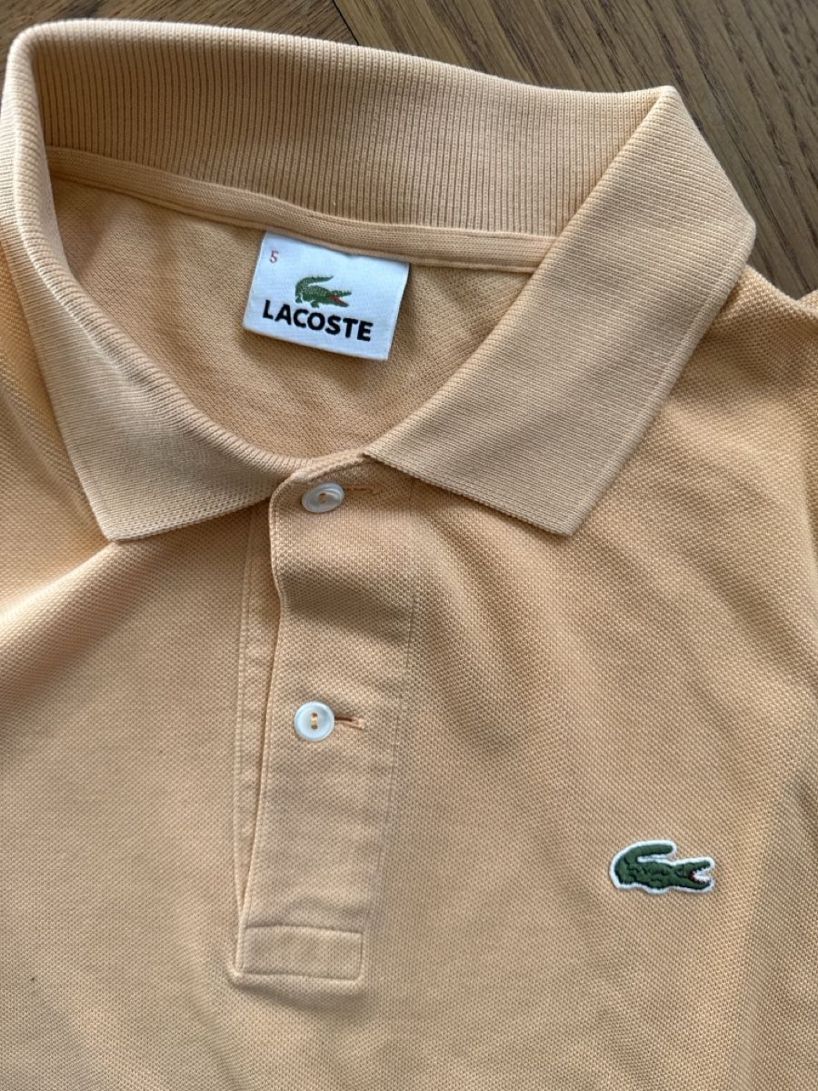 Lacoste Magliette Polo: Lacoste Poloshirt, Gr. 5, hellorange – Usato da Bern venduto da Frank_W_AbagnaleJr 1