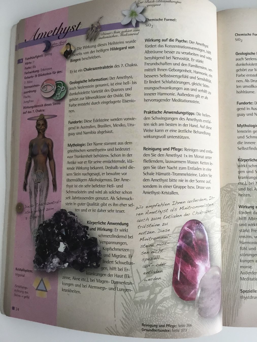 Minerali & Pietre curative: Anhänger Amethyst Heilstein – Nuovo e nell'imballaggio originale da Doppleschwand venduto da lapis106 3