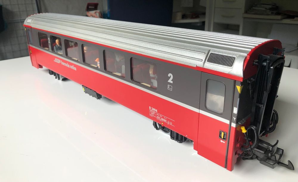 LGB Bernina Wagen 31510 Figuren Kugellagerachsen (Gebraucht) in ...