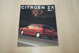 Citroën ZX 16V Prospekt 9/1992