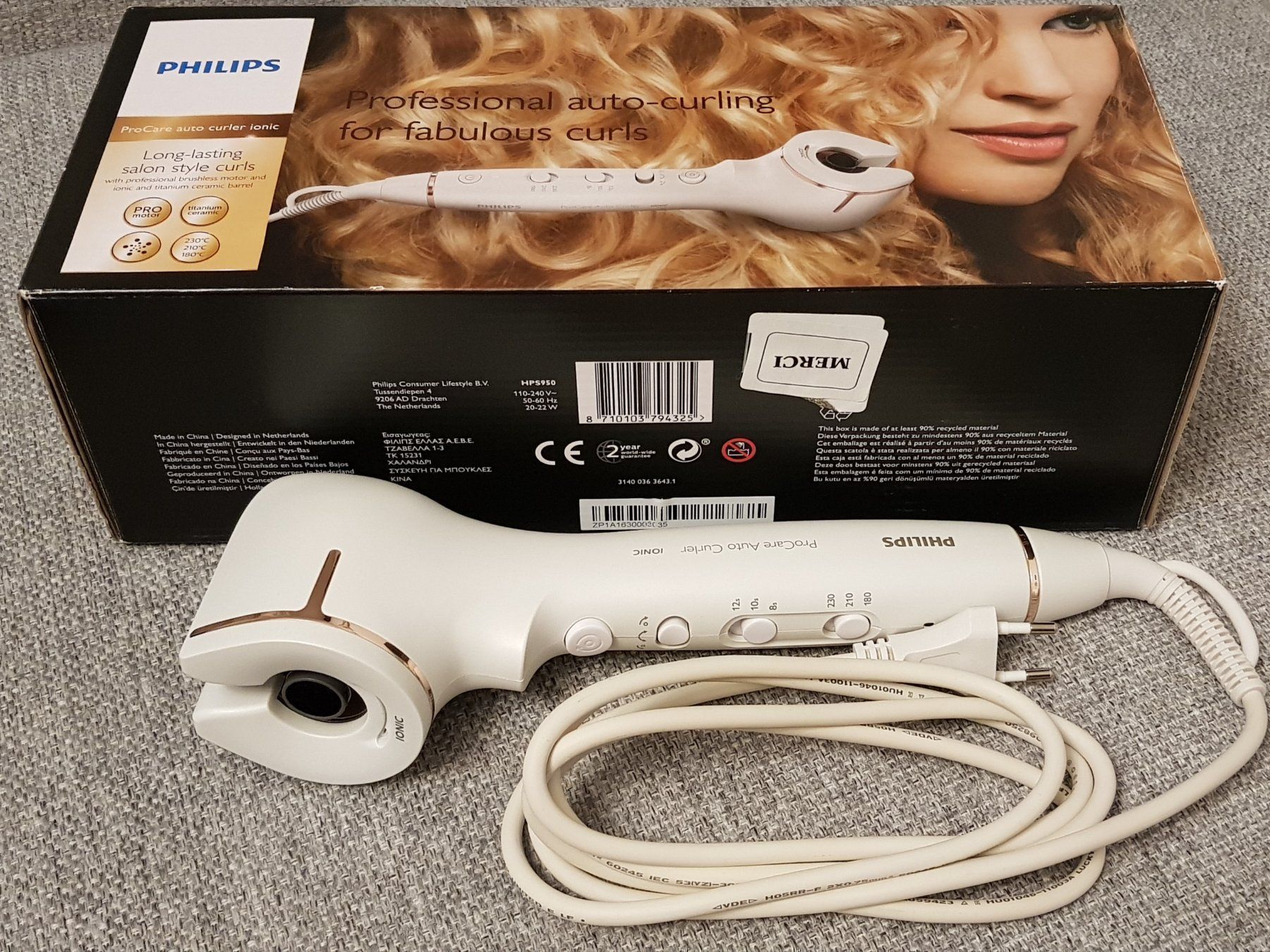 Philips Piastre & Arricciacapelli: Lockenstab, Philips ProCare Auto Curler Ionic – Nuovo (secondo la descrizione) da Jona venduto da VivianPatrick