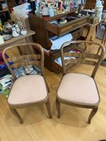 Paire de chaises vintage en bois – restaurées