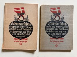 2 Bändchen: Schwyzerfähnli von Hanns in der Gand 1915-1917