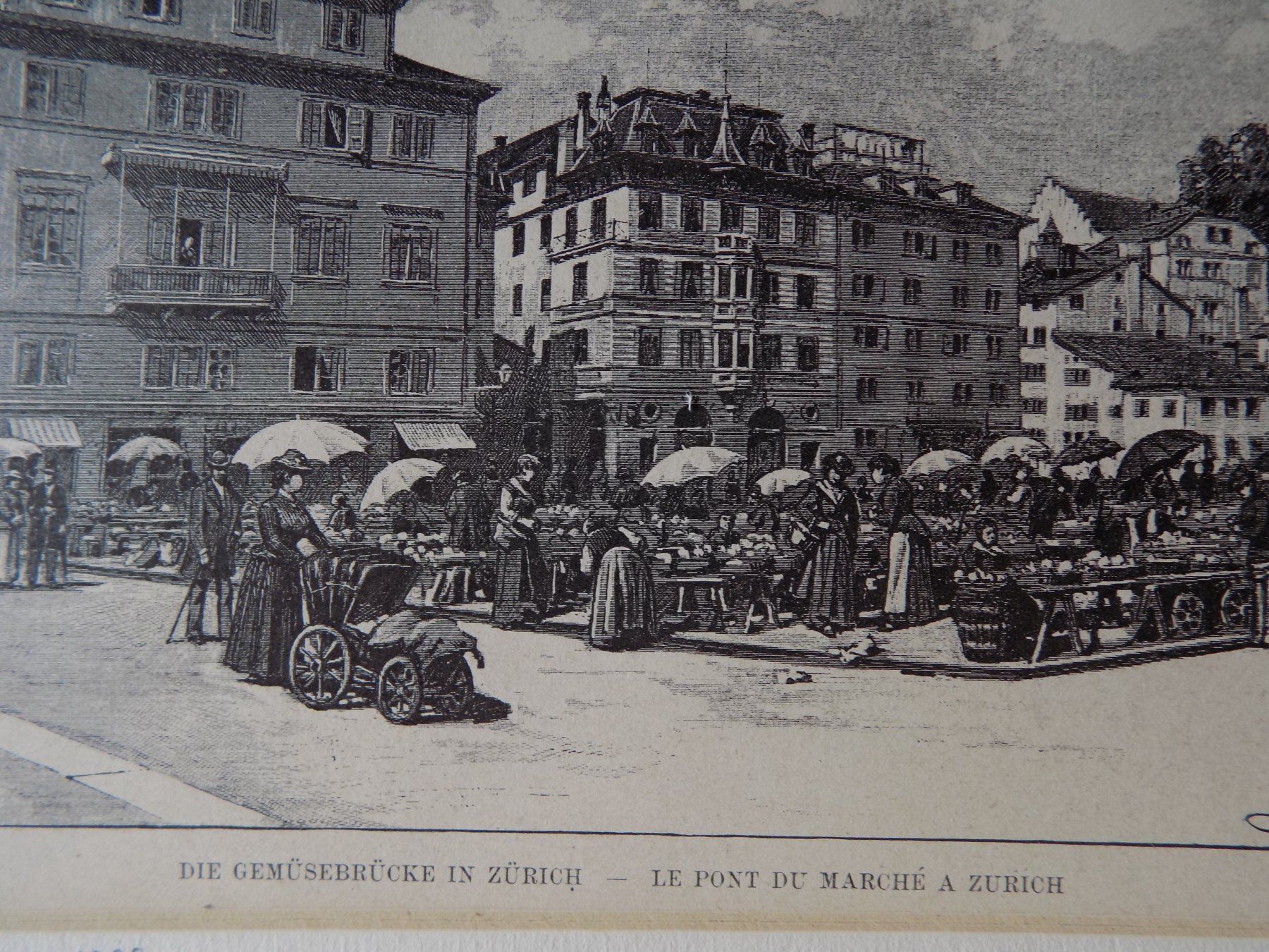 Gravures: Die Gemüsebrücke Zürich – D'occasion à Risch par Rischli15 2