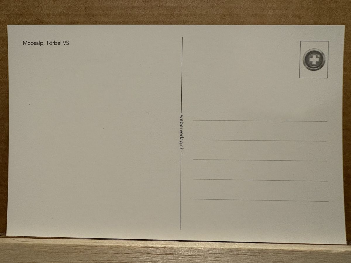 Cartoline postali: AK von Moosalp Törbel / Restaurant – Usato da Rümlang venduto da Kartenpost1 1