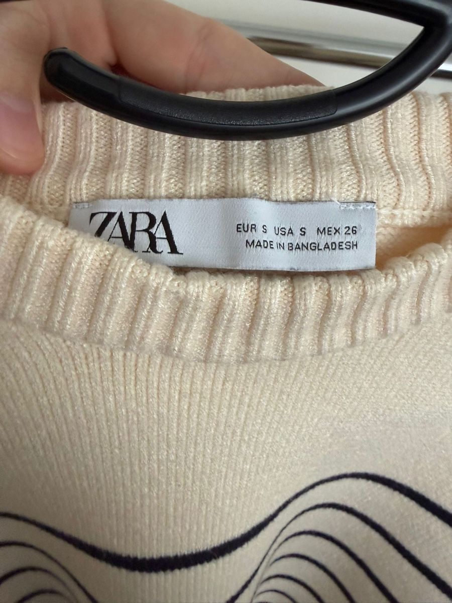 Zara Maglioni & Felpe: Zara Pullover, creme-schwarz gestreift, Gr. S, Top Zustand! – Nuovo (secondo la descrizione) da Dintikon venduto da 2ndhandcloset 1