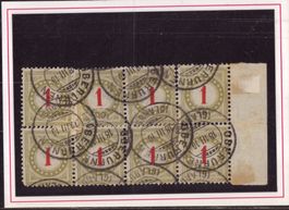 Nachporto 8er Block 1_Rappen gest. Oberurnen 18.3.1910