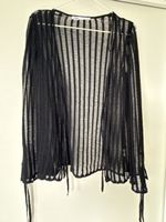 Cardigan Zara schwarz transparent lange Ärmel gebraucht