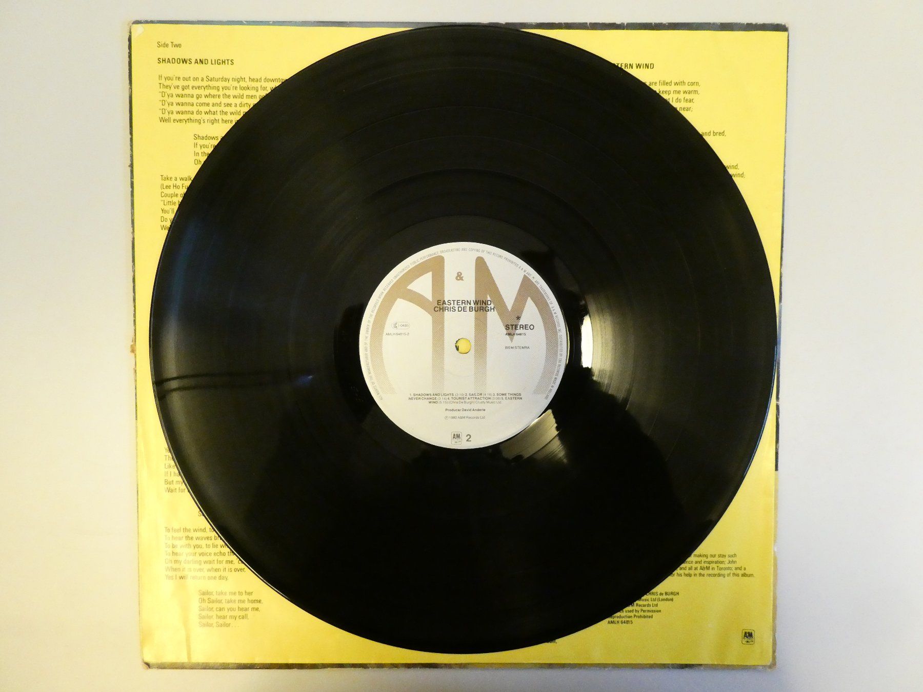Dischi in vinile: LP "Chris de Burgh - Easter Wind" (VG-) – Usato da Münchenstein venduto da tsp01 4
