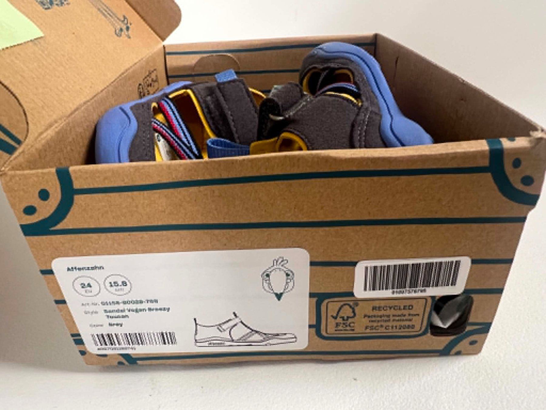 Affenzahn Schuhe für Jungen: Affenzahn Vegan Breezy Toucan – Neu (gemäss Beschreibung) aus Le Vaud von No-Nick-Name 3