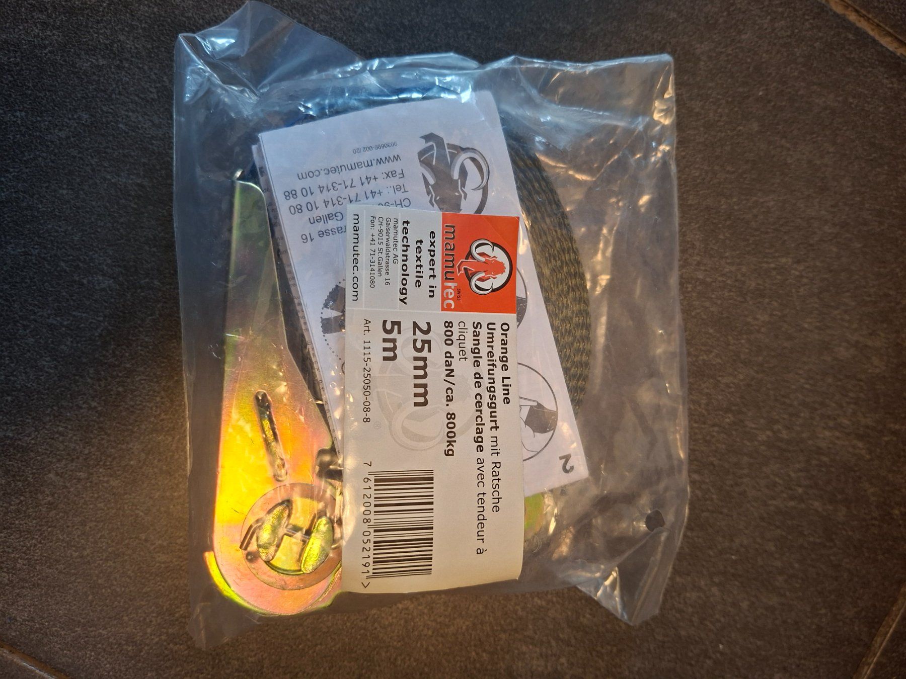 Machines à relier: Spanngurt neu – Neuf avec emballage d'origine à Lyss par toe_68qb
