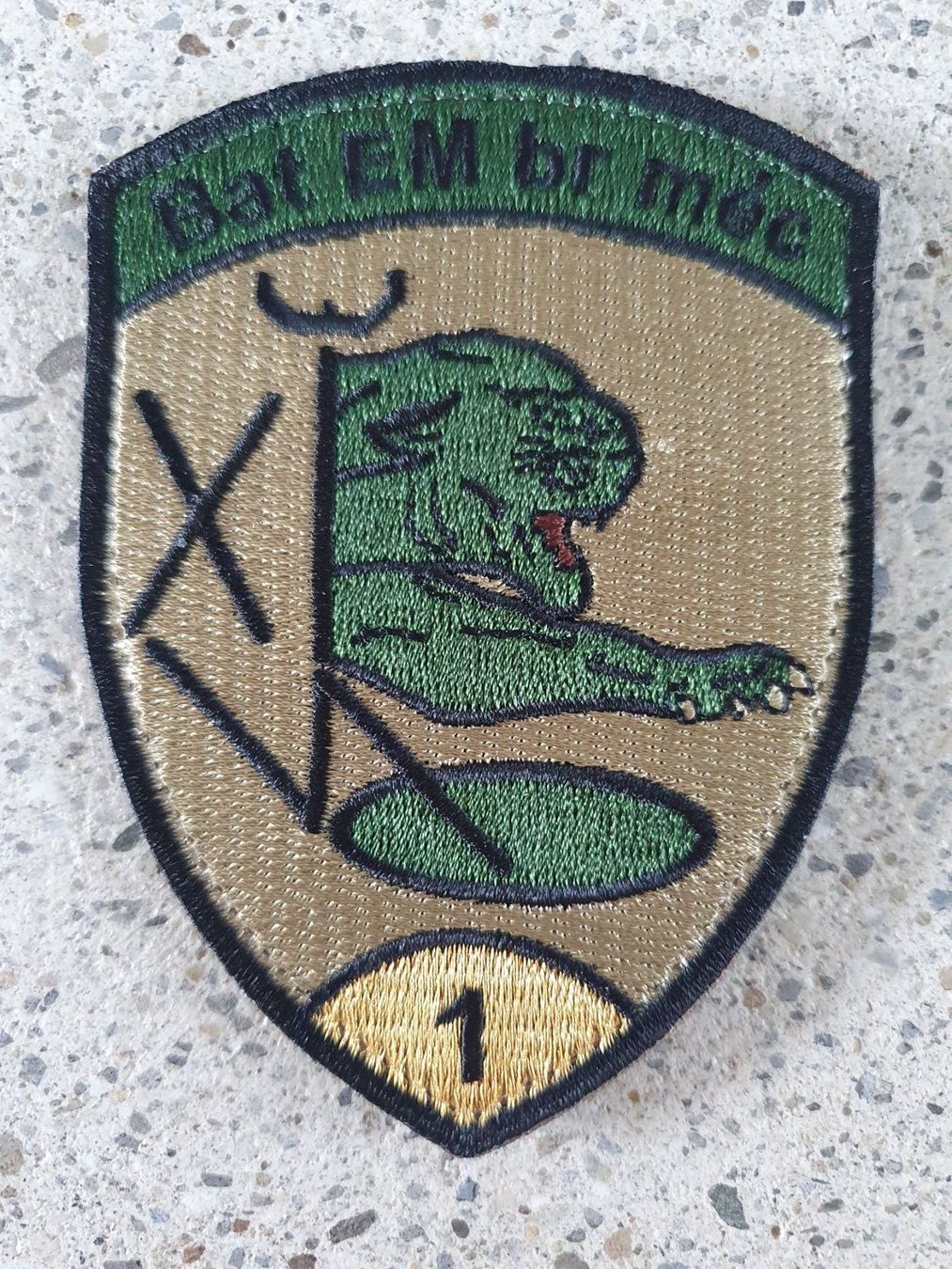 Plaketten & Abzeichen: Badge Bat EM br  mec 1 – Neu und originalverpackt aus Riedholz von fr_sIruP