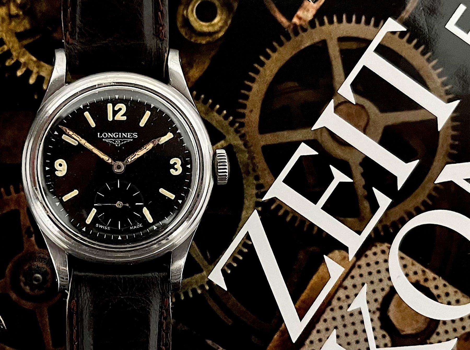 Longines Montres: 1940s Longines`SEI TACCHE` - Military – D'occasion à Zürich par GentsStuff 1