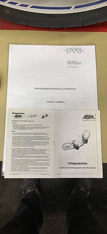 Tutti i ricambio per moto: Teilegutachten Gabelbrück – Usato da Volketswil venduto da mascalzone-latino