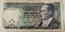 Türkei 10‘000 Lirasi