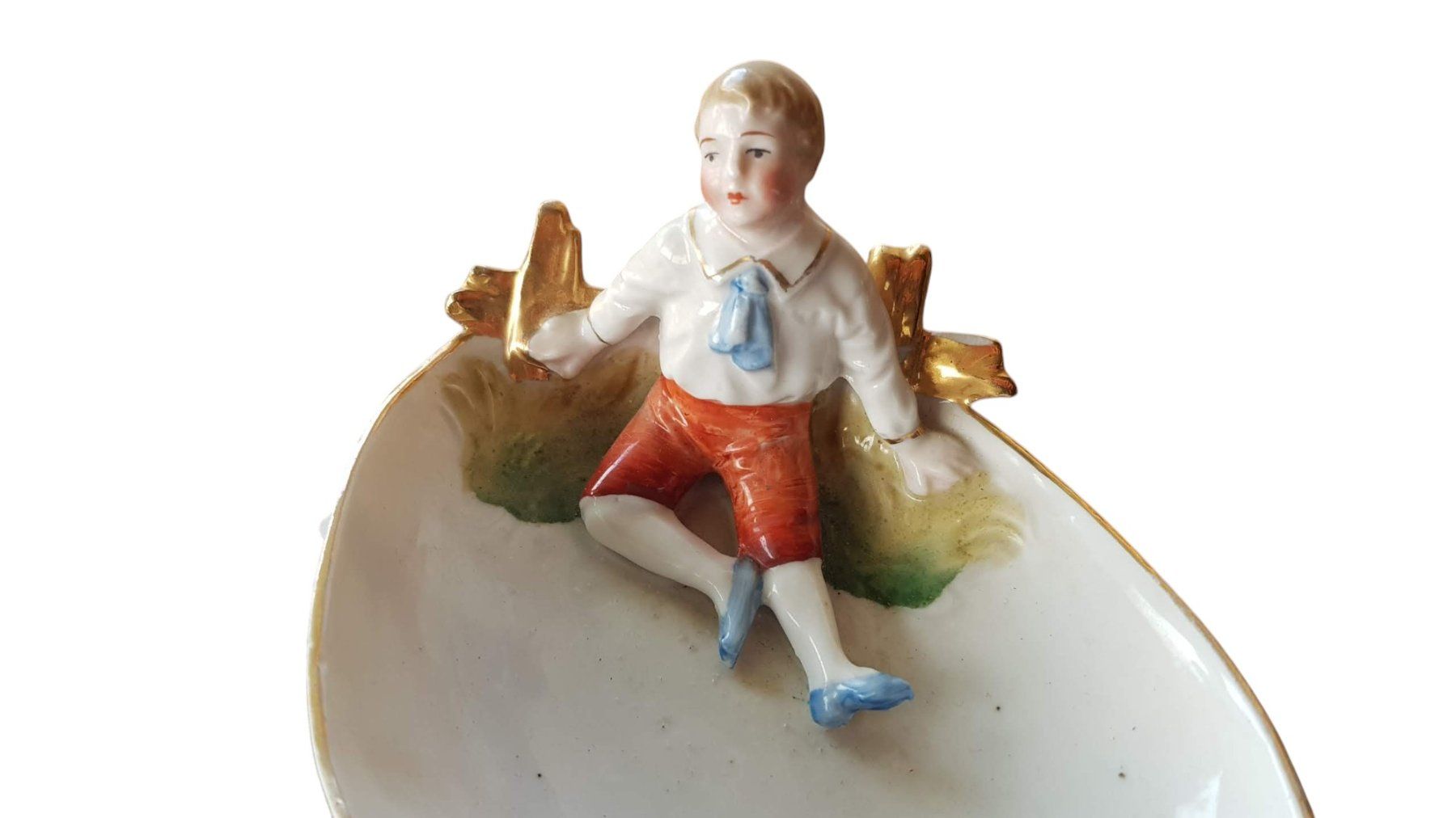 Statuette: Porzellanfigur Schale antik – Usato da Mörschwil venduto da antiksalon 1
