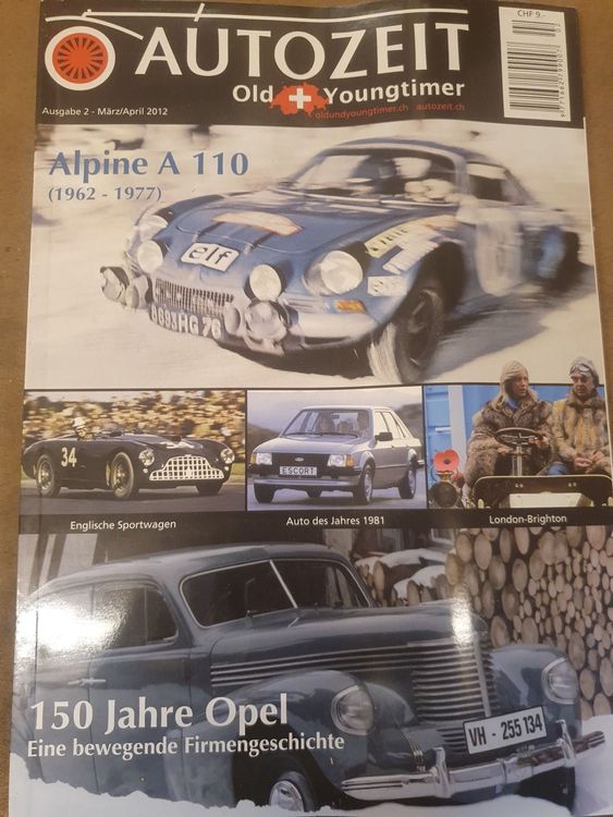 AutoZeit 2/12 Alpine A 110 Ford Escort 150 J Opel xx | Kaufen auf Ricardo