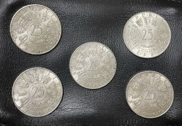 25 Schilling Österreichische Gedenkmünzen Silber