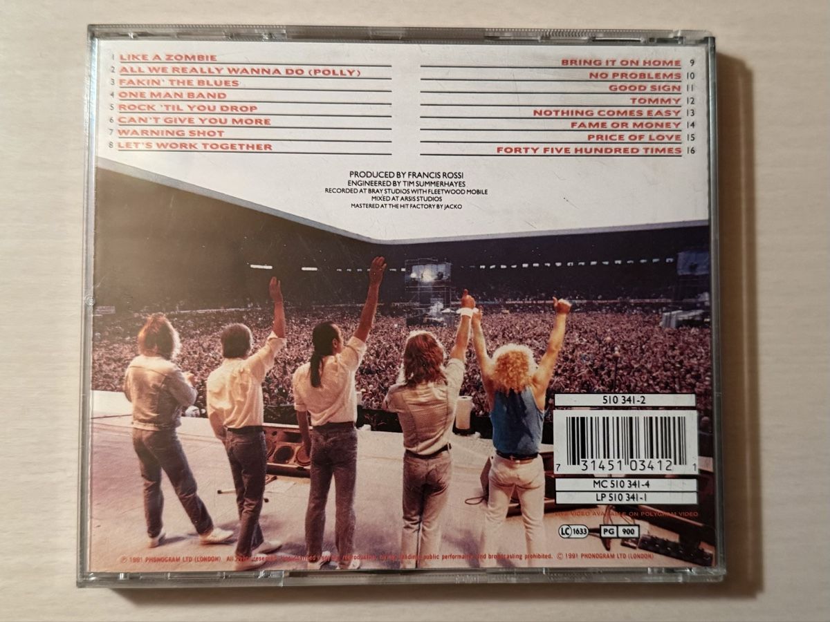 CD: Status Quo Rock 'Til You Drop CD – Usato da Oberried Brienz venduto da Chyara 1