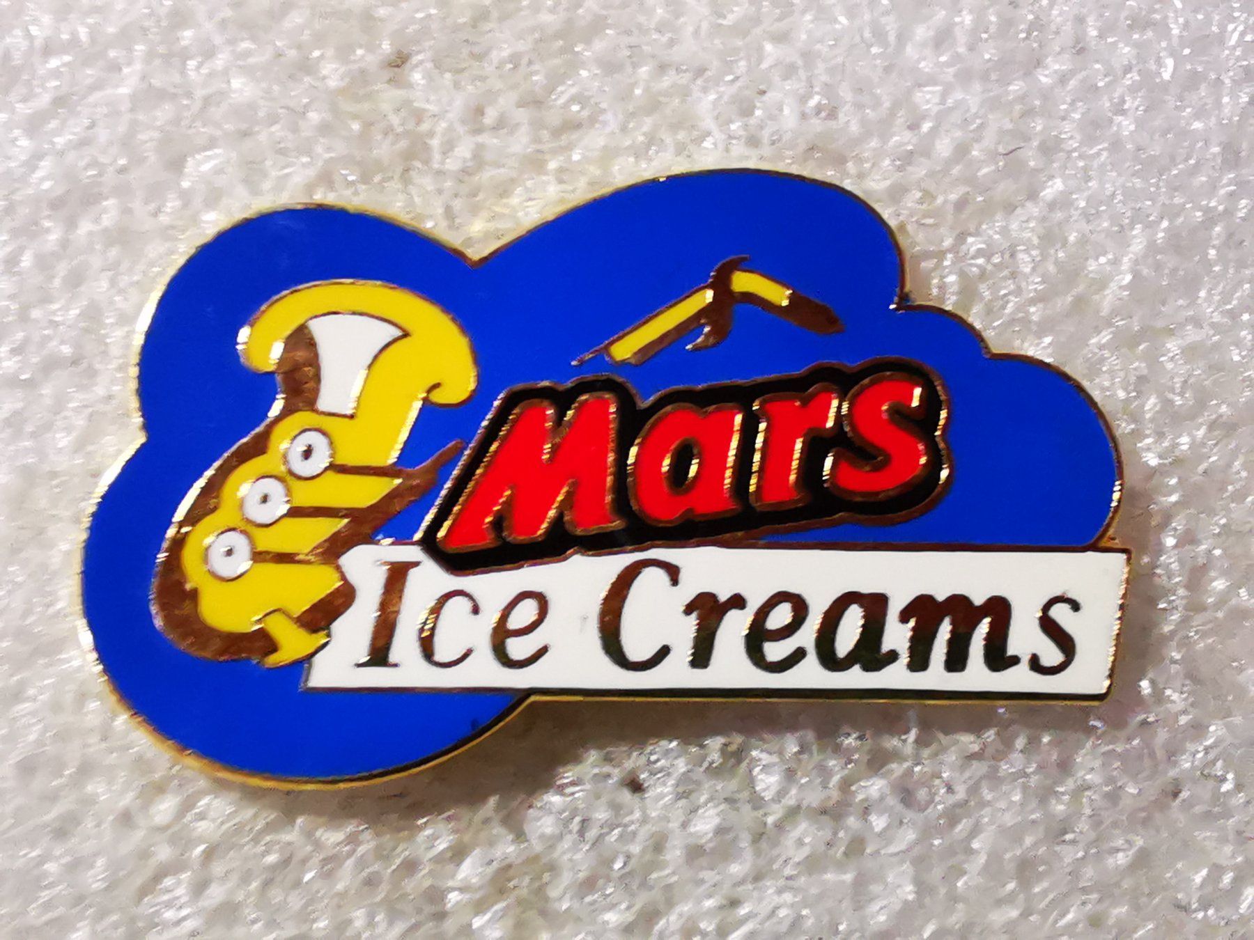 Placchette & Badge: Ansteckpin 88: Mars Ice Creams – Usato da Oppligen venduto da Pin-Fall-Shop
