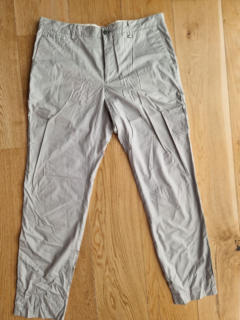 Mango Pantaloni: Mango Man Stoffhose hellblau, Gr.44 – Usato da Wittenbach venduto da jo_bi93