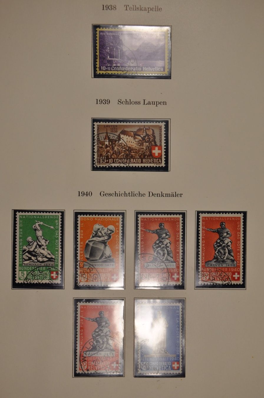 Tutti i francobolli: Sammlung Blocks, Pro Juventute, Pro Patria, Flug gestempelt – Usato da Wolfhalden venduto da Zinauktion 4