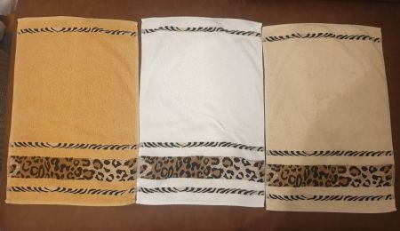 3er-Set Frottee Handtücher, div. Farben, neu & unbenutzt