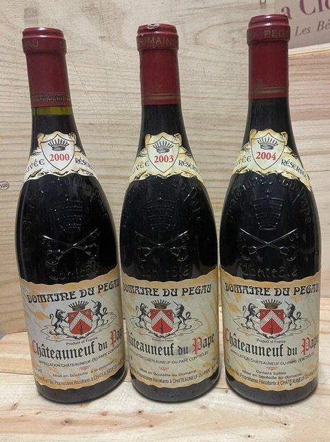 Wein: Domaine Pegau - vertikale 2000/2003/2004 – Neu (gemäss Beschreibung) aus Biel-Bienne von Hoko1