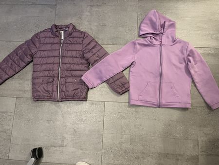 Kids 2-in-1 Winter Jacket 128cm Purple, Size 8Y