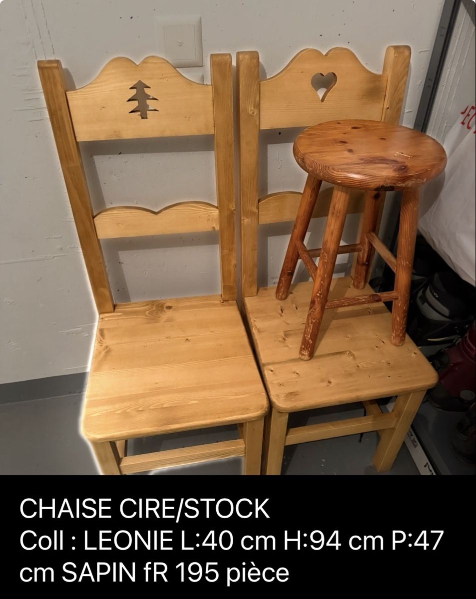 Sedie: Chaises en bois chalet – Usato da Pully venduto da mberdoz