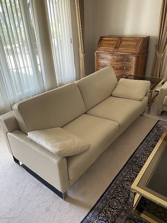 Sofas: 2 teiliges Echtleder Sofa – D'occasion à Emmenbrücke par nil_mtg6
