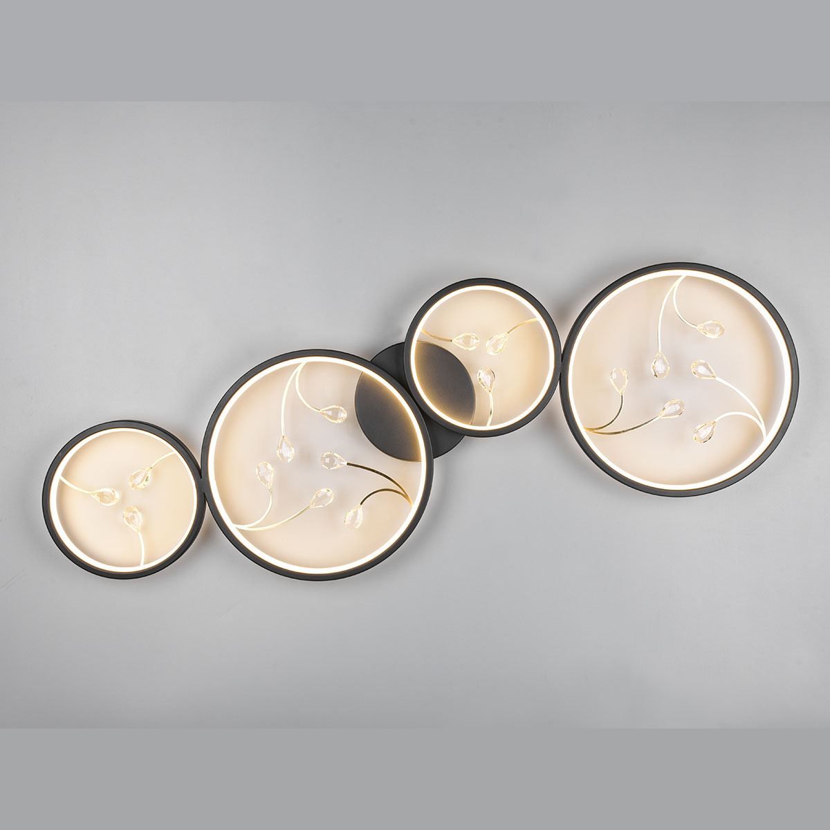 Lampadari & plafoniere: LED Deckenleuchte, Ringe, 95 cm x 40 cm – Nuovo (secondo la descrizione) da Kreuzlingen venduto da Smart-Light 2