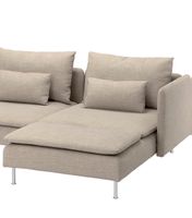 IKEA Söderhamn Récamiere Bezug Hillared beige, neu
