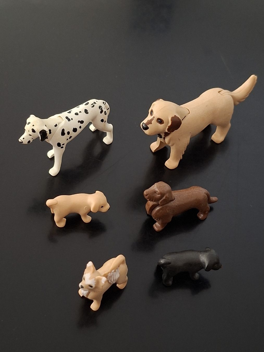 Figuren: Playmobil 6 Hunde, 6 Katzen, 2 Mäuse – Gebraucht aus  von  1