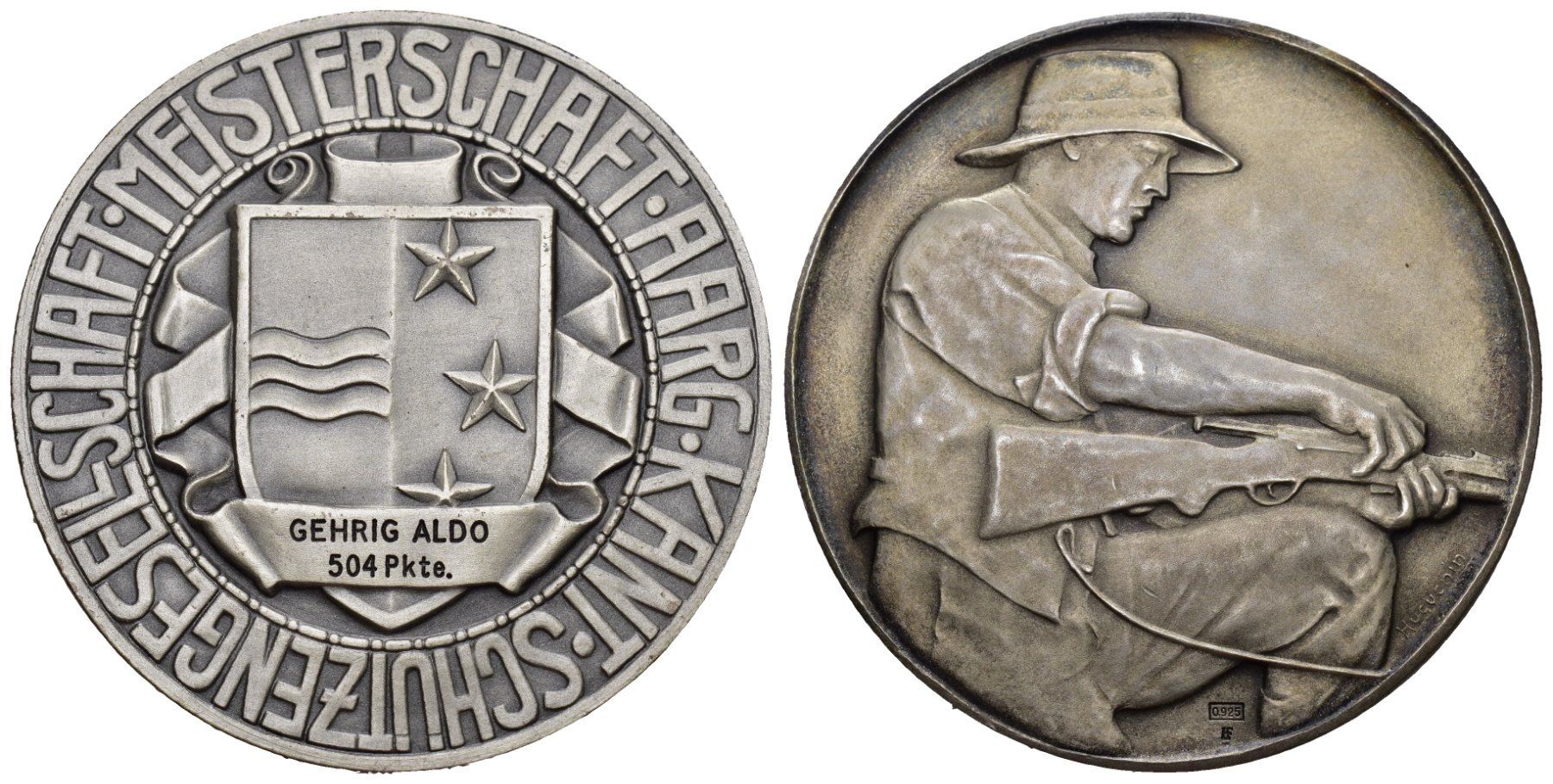 Medaillen: Aargau um 1920 Medaille – Gebraucht aus Bern von numismatictops