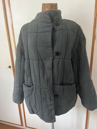 ZARA Jacke Padded, Gr. M, grün