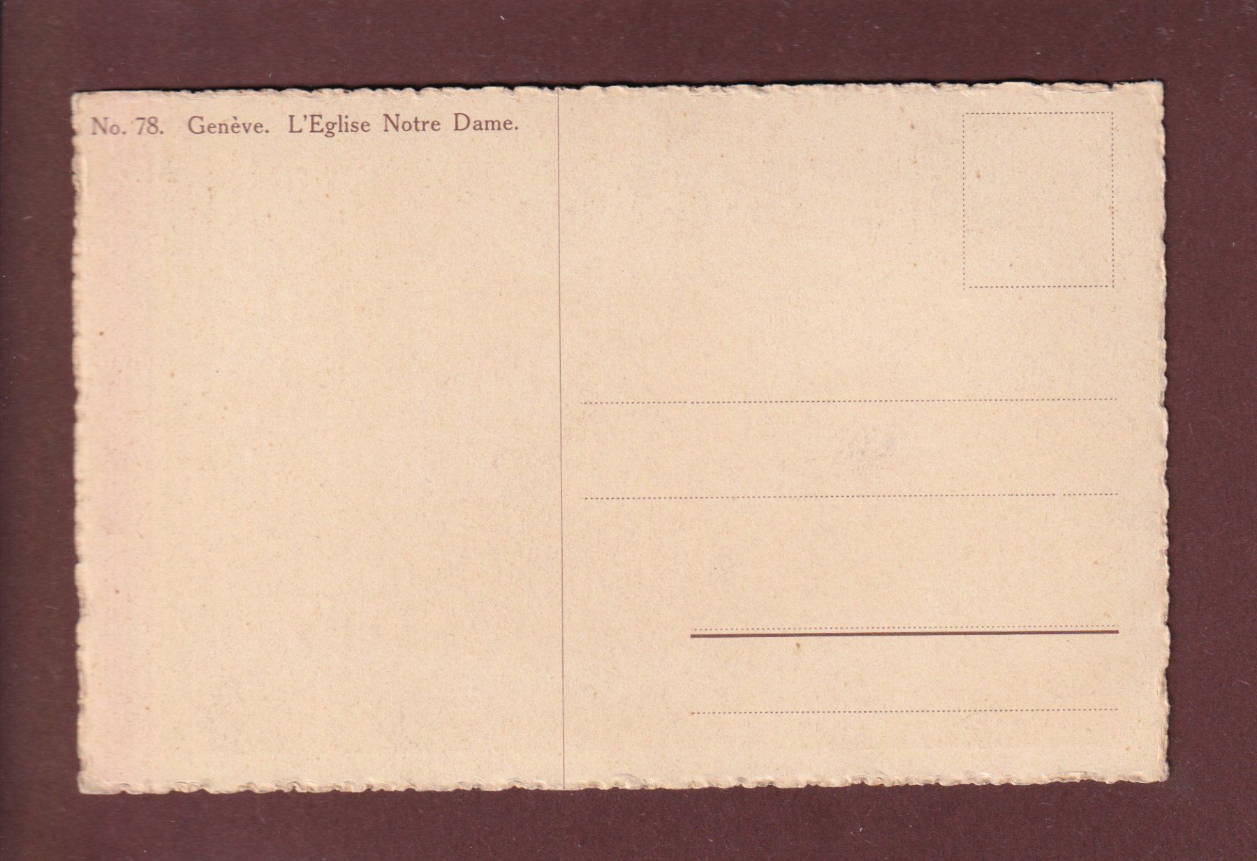 Cartoline postali: GENEVE - Notre-Dame – Usato da Pully venduto da nicecards 1