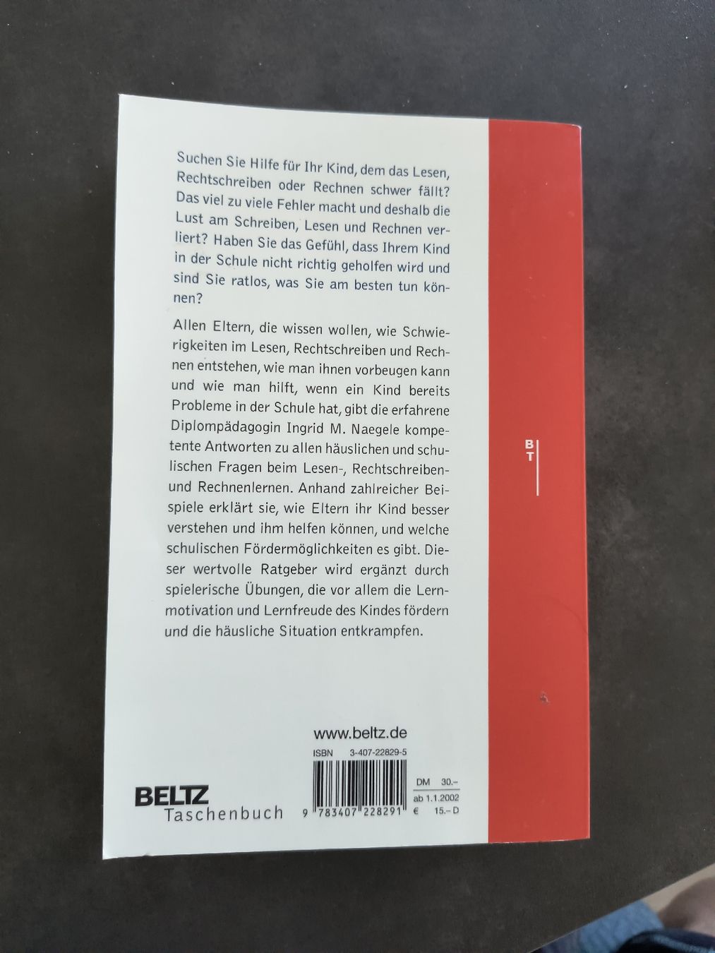 Libri: Schulschwierigkeiten,  Elternhandbuch gebraucht – Usato da Schöfflisdorf venduto da kkb_7j7y 1