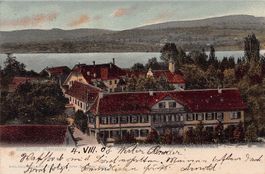 Kuranstalt Mammern, schöne Kolorierung, gelaufen 1903