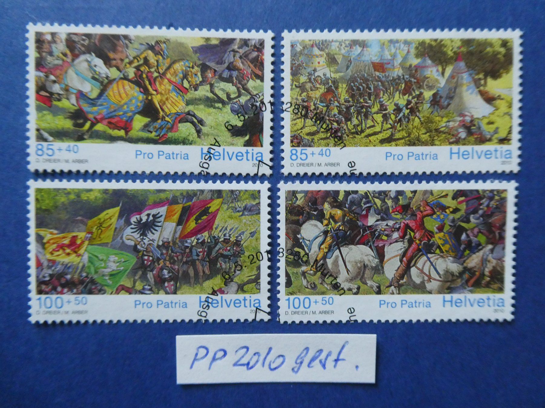 Tutti i francobolli: Pro Patria 2010 gestempelt – Usato da Lausen venduto da Herbamare01