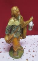 Krippenfigur Hirt mit Laterne