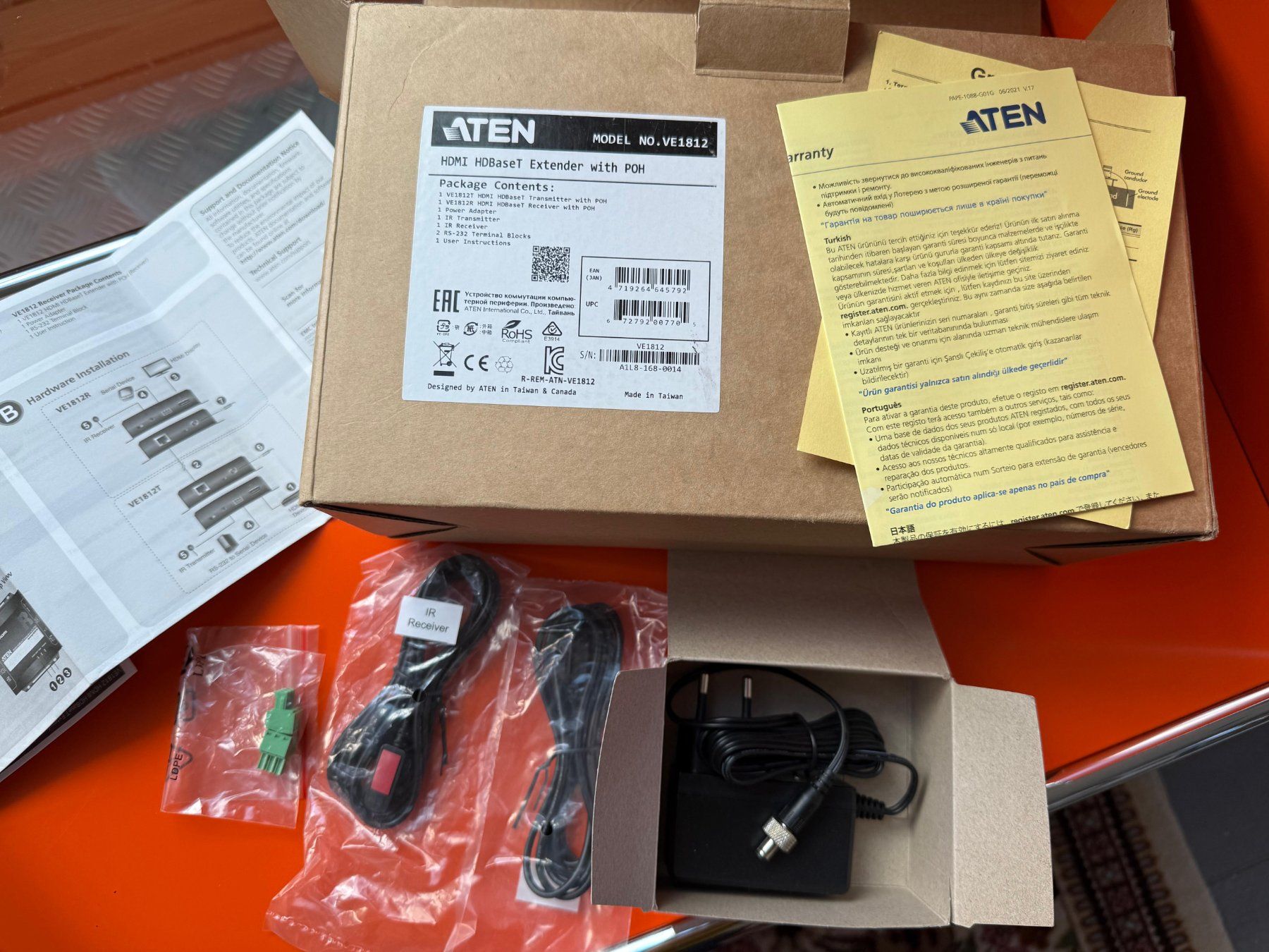 Convertitori: ATEN HDMI Audio-/Video-Leistungsverstärker Sender+Empfänger – Nuovo e nell'imballaggio originale da Winterthur venduto da tim_cl8x 9