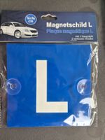 Magnet-L-Schild 16x16cm neu inkl. 2 Saugknöpfe