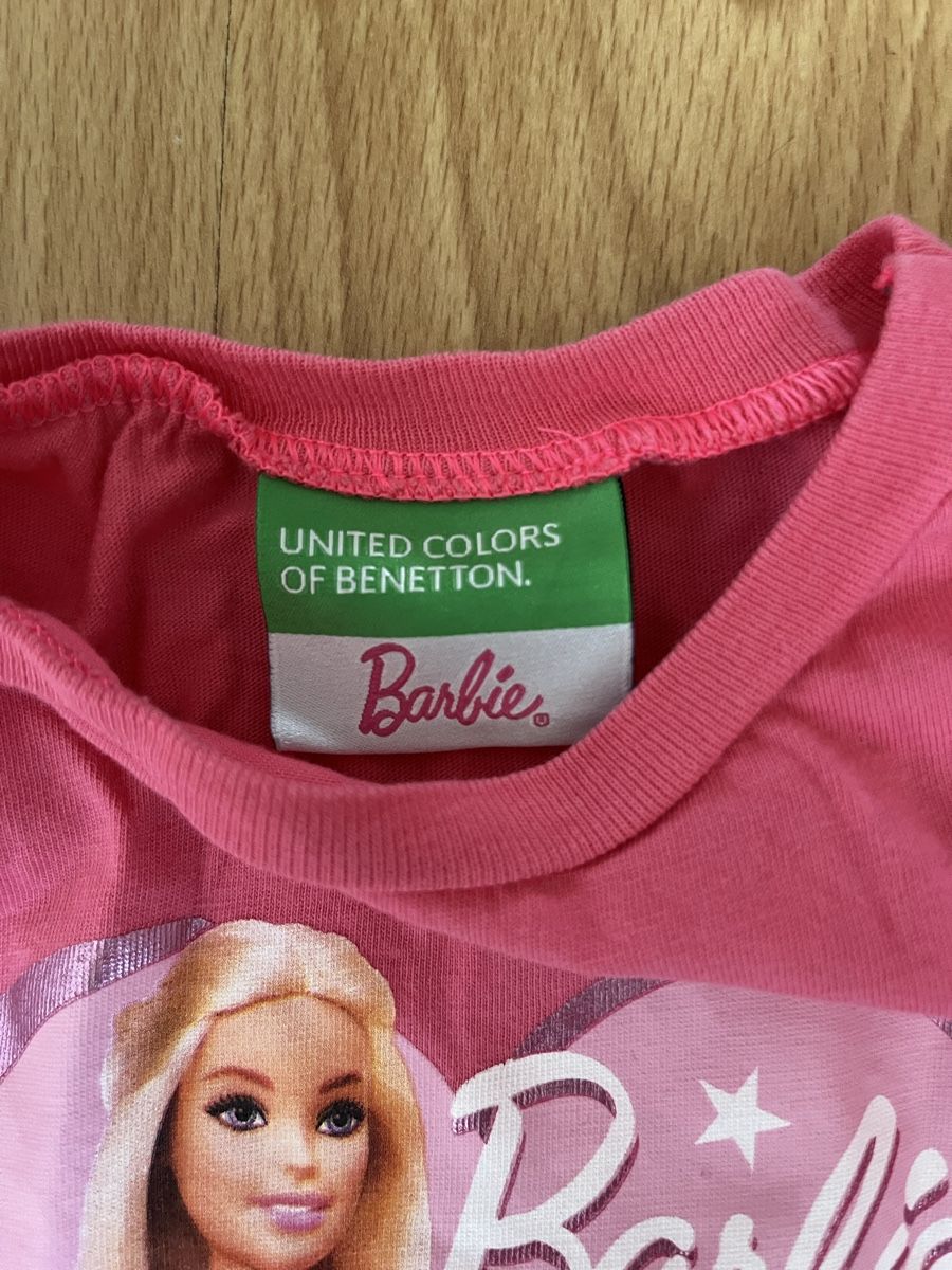 Benetton Camicette, T-shirt & Top: Barbie Benetton Langarmshirt, Gr. 116 – Usato da Zürich venduto da jmg_8005 3