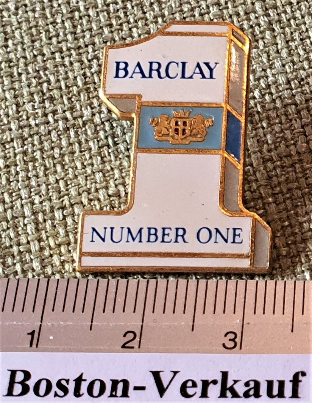 Placchette & Badge: C764 - Pin Zigaretten Barclay Number One – Usato da Reinach BL venduto da Boston-Verkauf 1